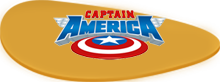muneco fibra capitan america